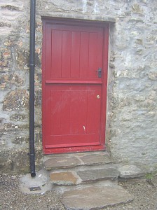 Painted stable door   